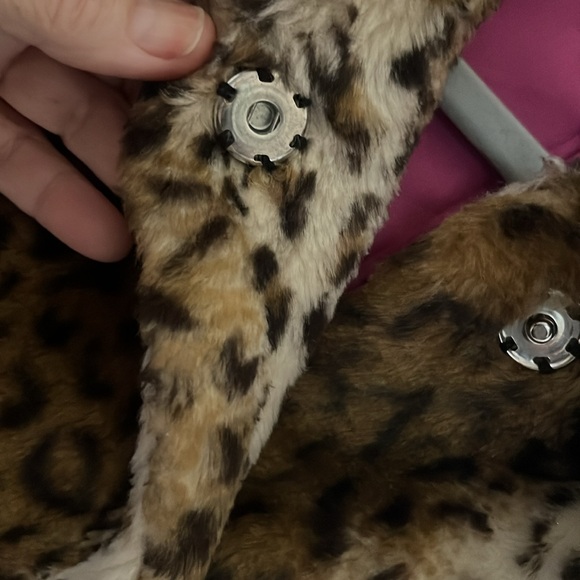 Faux fur Forever 21 jacket med - Picture 3 of 8